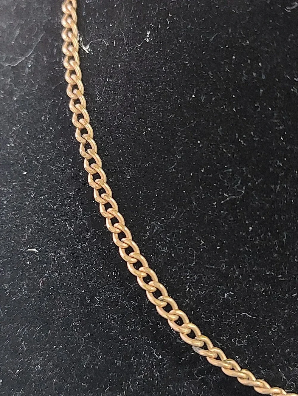 Victorian-Era S.O.B.& Co. Gold-filled Curb Link Vest Chain 15.5